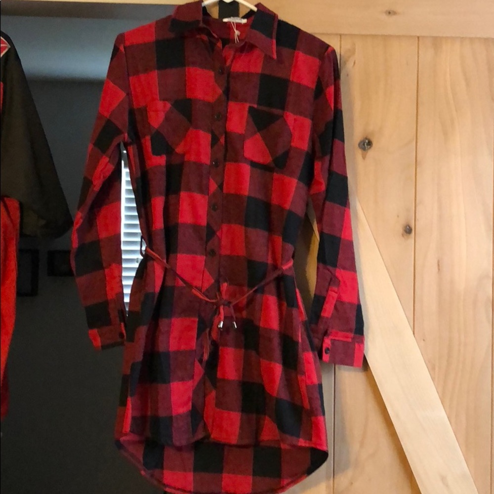 Flannel Dress/Tunic